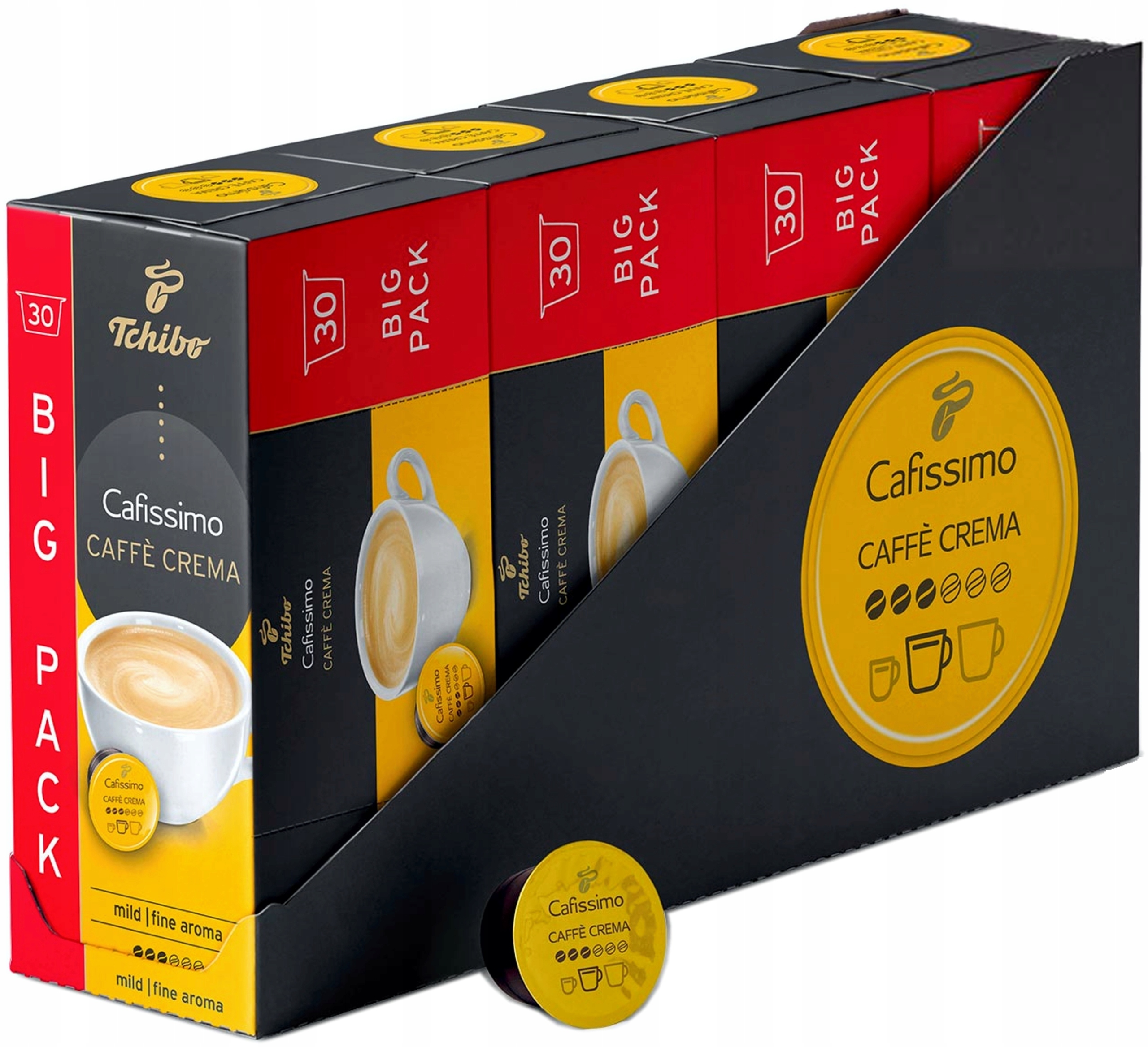 Levně Tchibo Cafissimo Caffe Crema Fine Aroma 120 ks