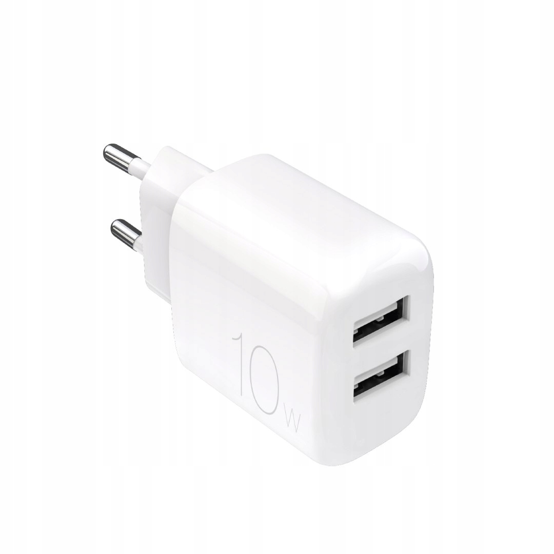 Ładowarka sieciowa 2x Usb-a Prolite 10W biała Puro