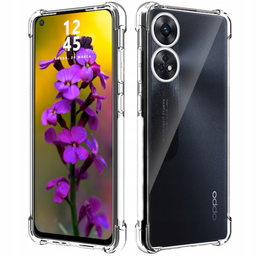 

Etui do Oppo Reno 8T Pancerne Shockproof Szkło