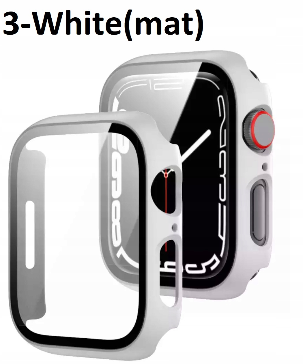 ETUI DO APPLE WATCH 7/8/9 41mm/45mm RÓŻNE KOLORY SZKŁO HARTOWANE CASE Model apple watch 7 8  9 41mm / 45mm