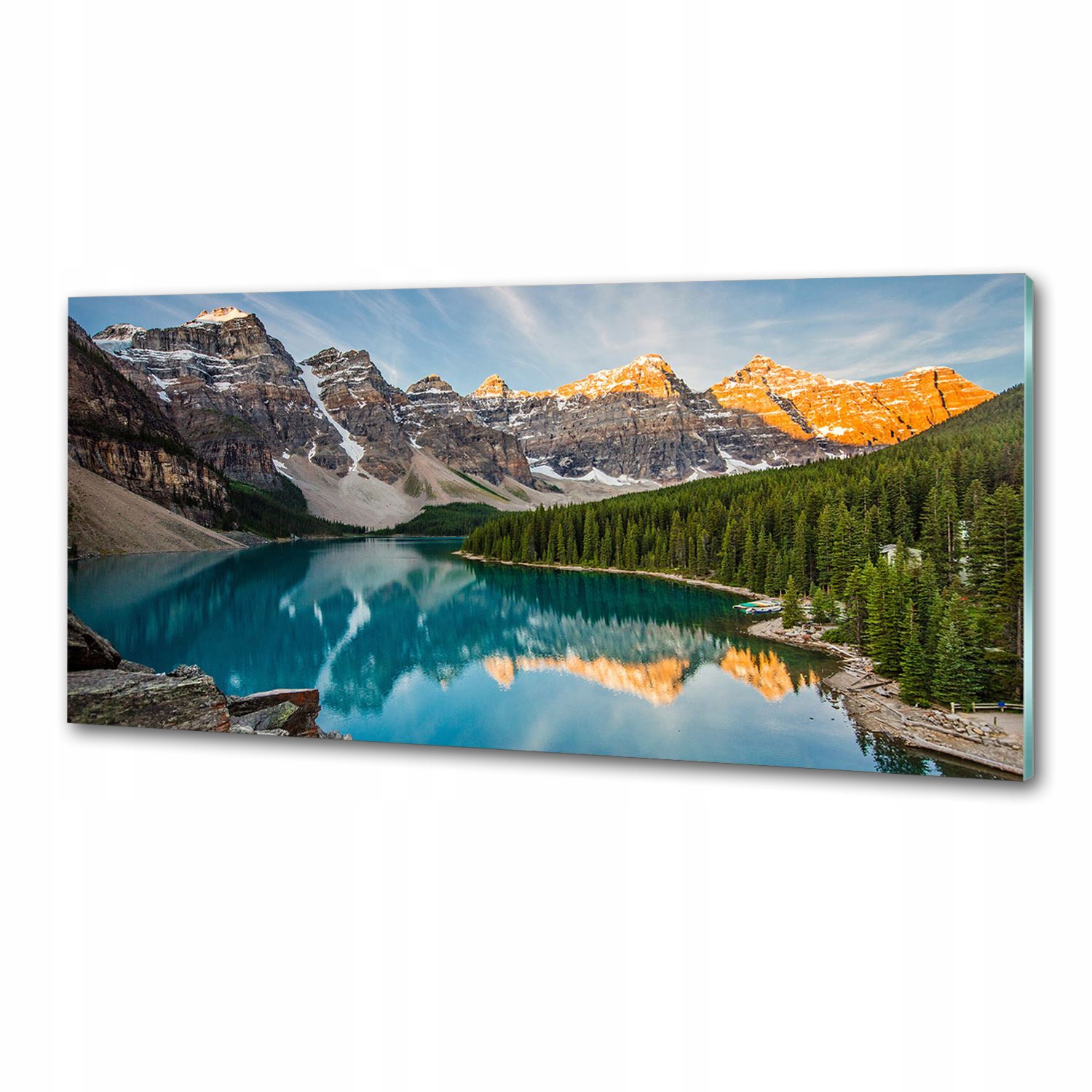 Kuchyňský panel Jezero v horách 125 x 50 cm Lepidlo