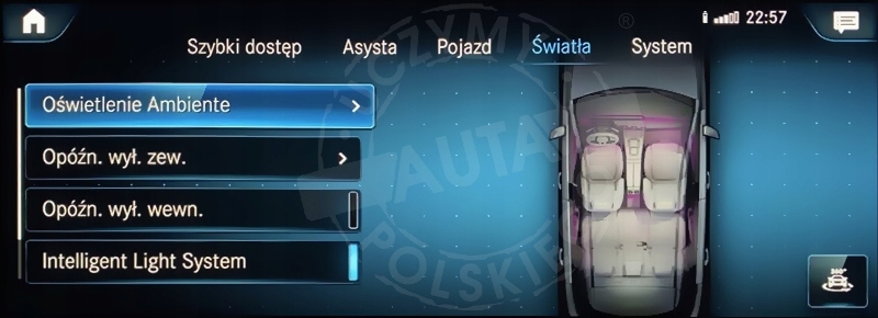 MERCEDES NTG6 POLSKIE MENU LEKTOR MAPA RADIO Zakres mapy Europa