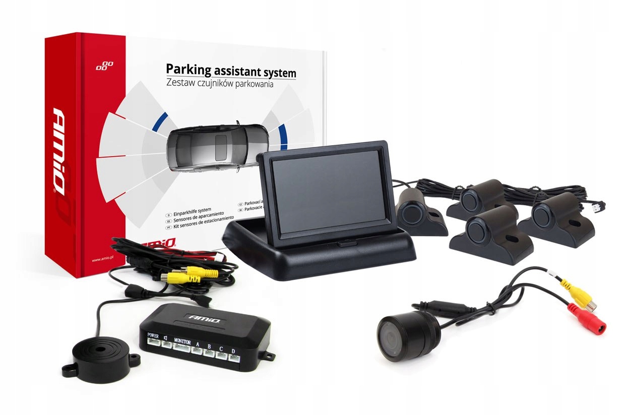 Zestaw czujników parkowania tft02 4,3" z kame
