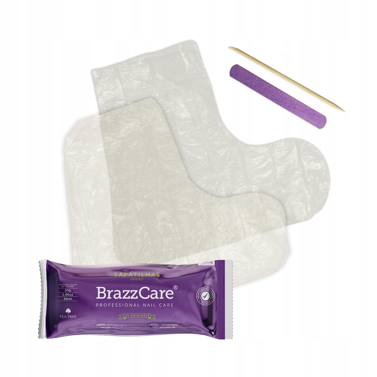 BALBCARE BrazzCare ZESTAW SKARPETY DO PEDICURE