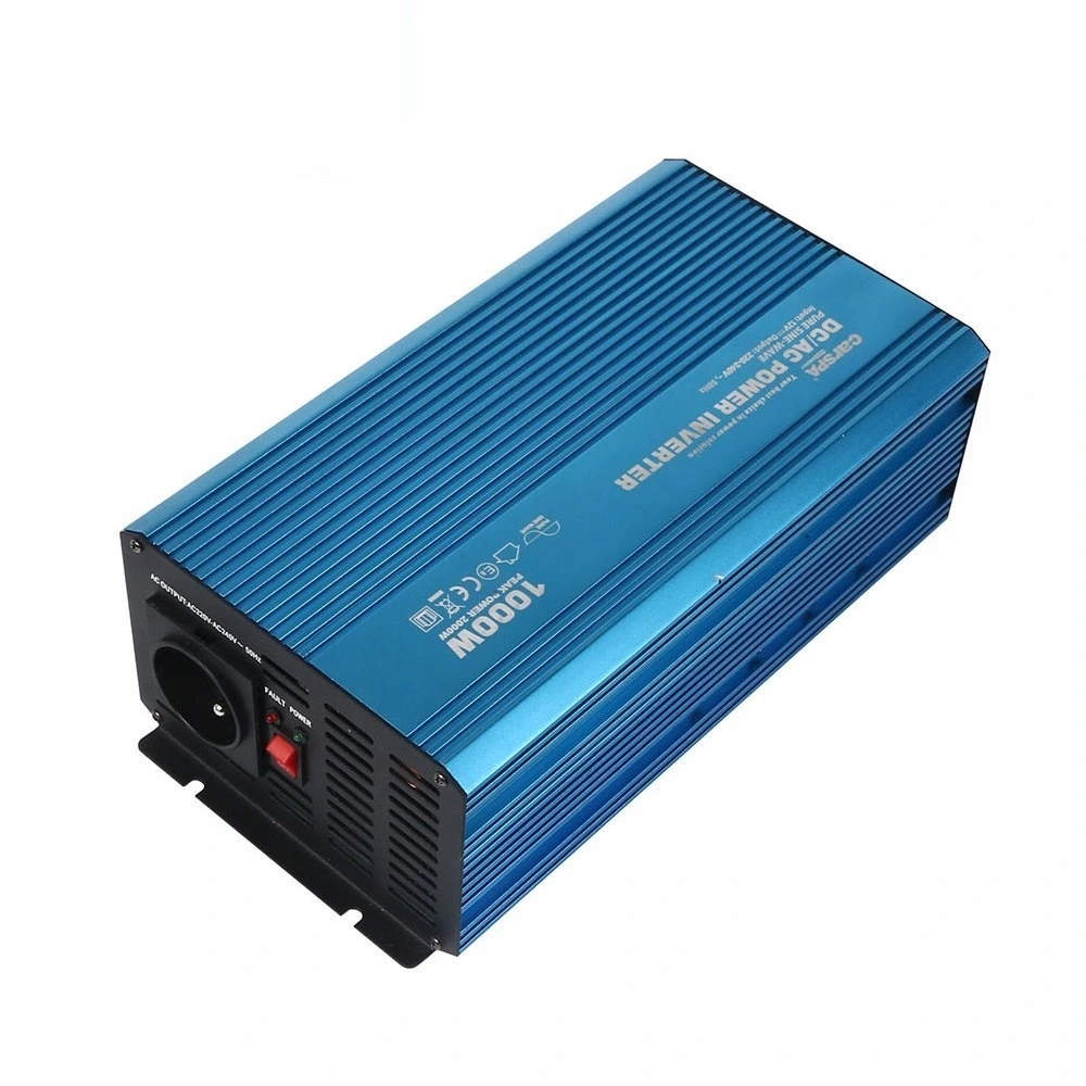 Měnič napětí Carspa P1000UR-12, 12V/230V1000W čistá sinusovka
