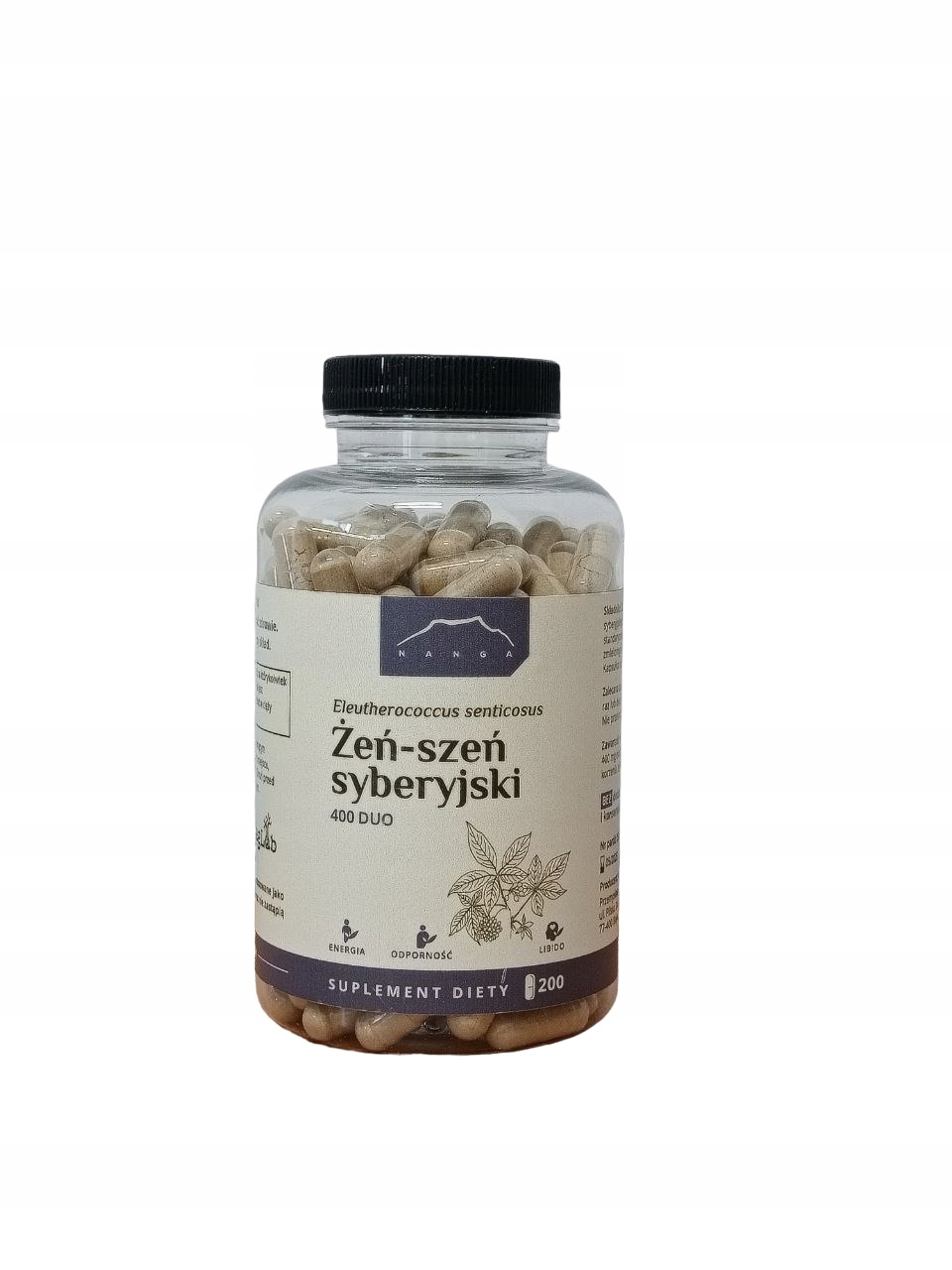 Żeń-szeń syberyjski x 400 mg kapsułki 200szt.