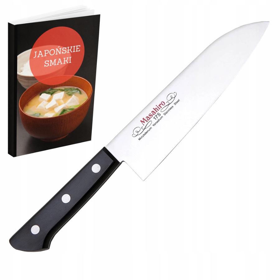 Nôž Masahiro Bwh Santoku 17,5 cm univerzálny z japonskej ocele