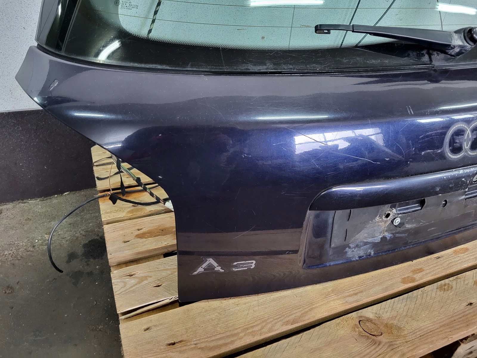 trunk door boot AUDI A3 8L 3-door