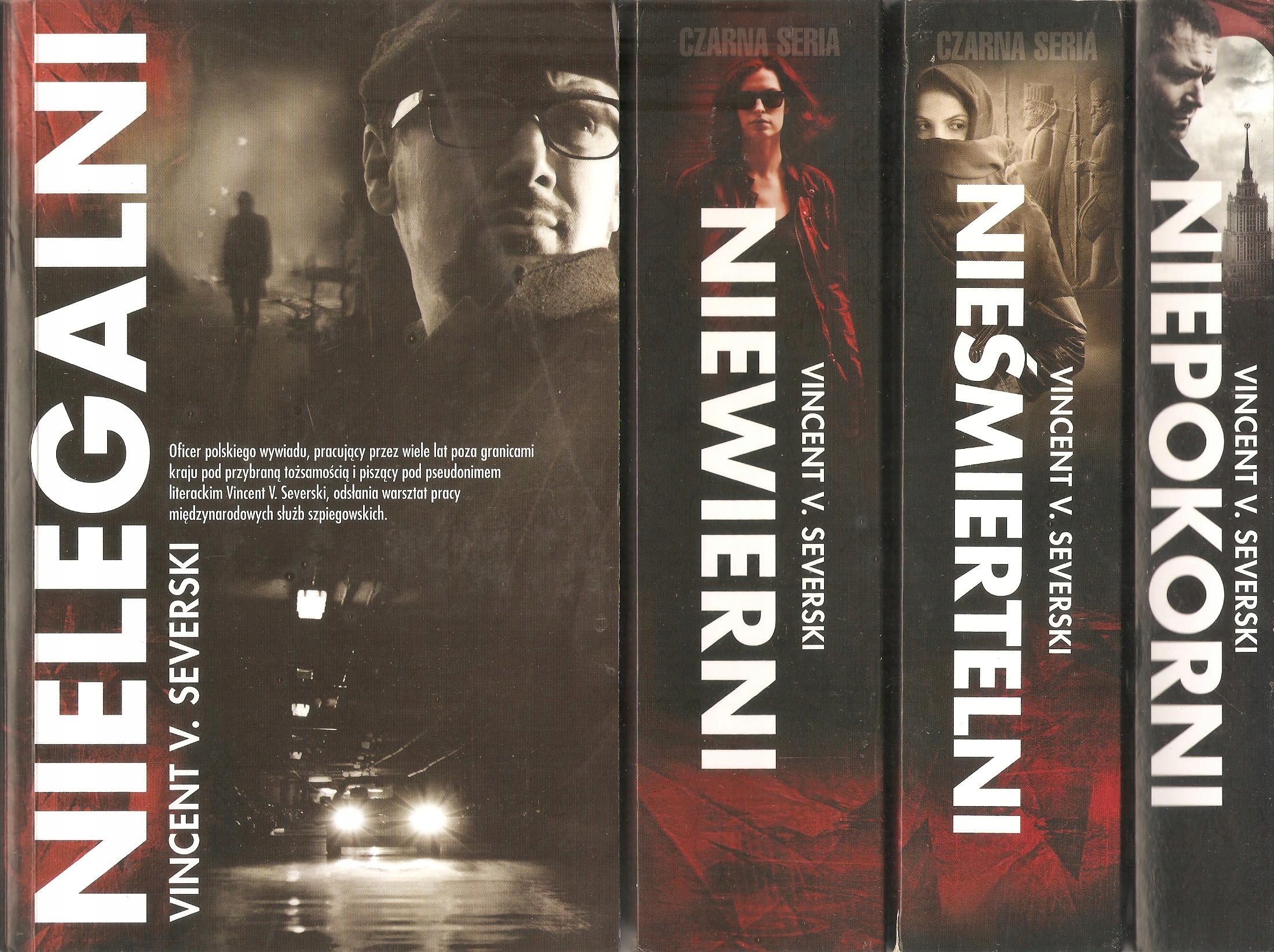 Nielegalni x4 Vincent Severski Zestaw Komplet