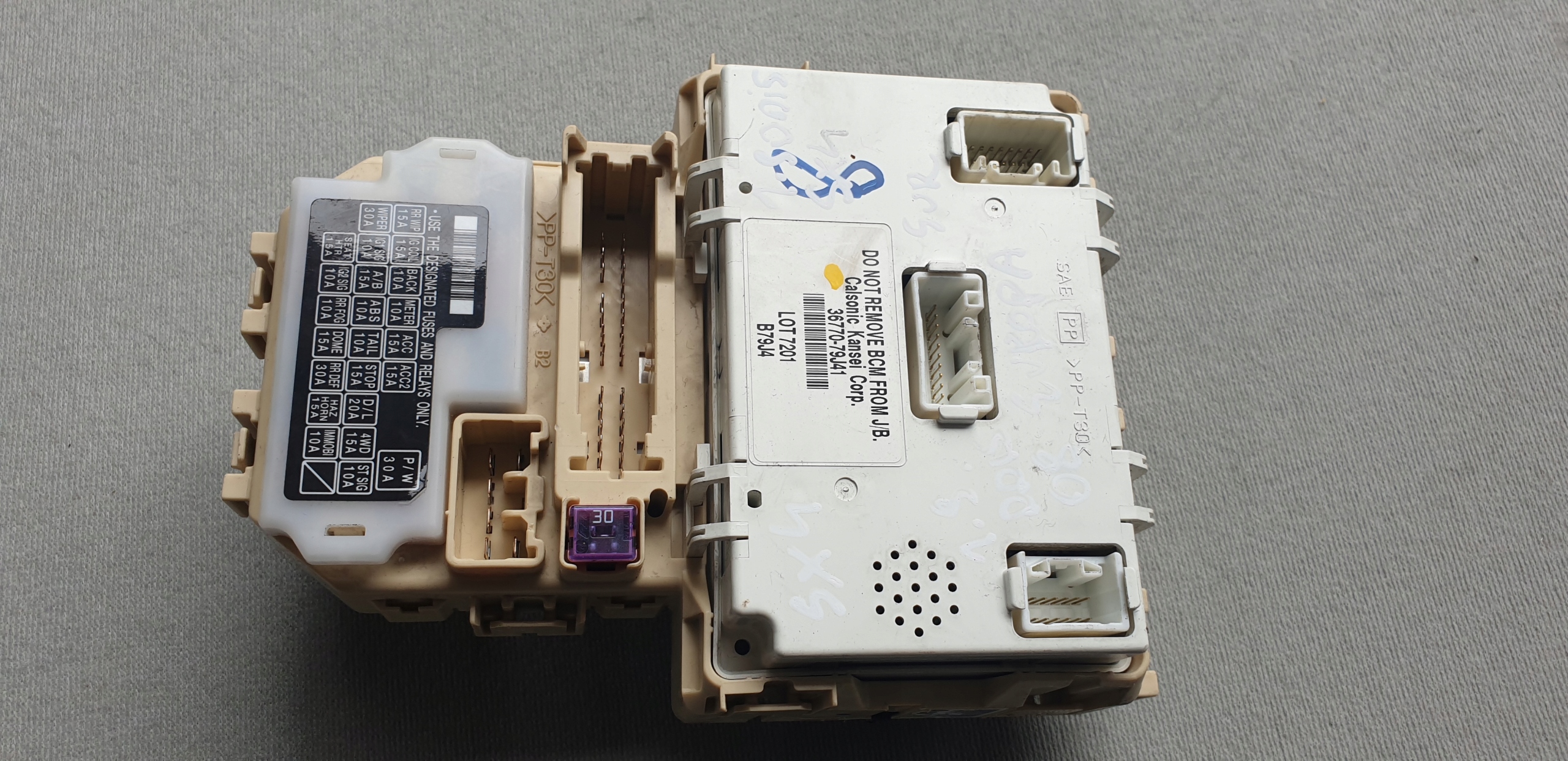 module control unit BSI SEDICI SX4 2006- 36770-79J41