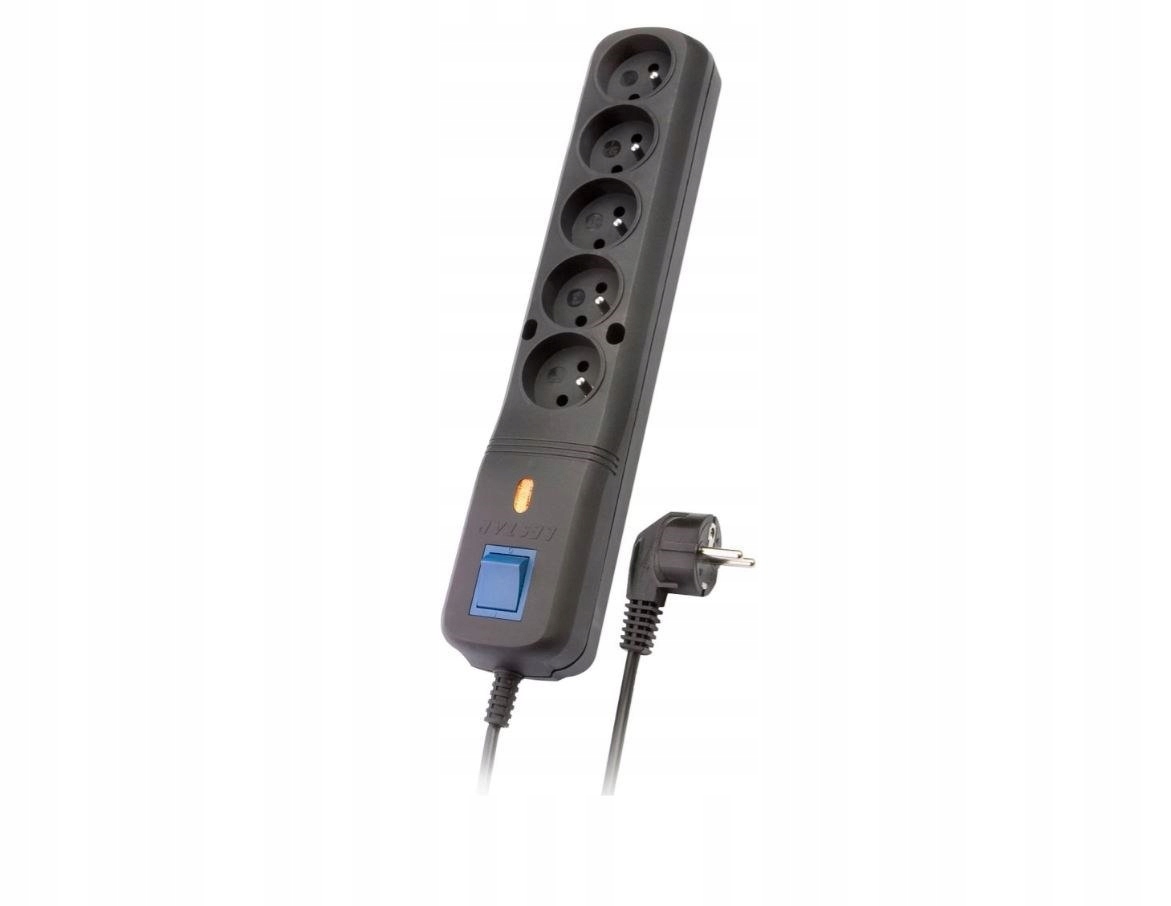Listwa przeciwprzepięciowa Lestar LV 530W 3,0m (5