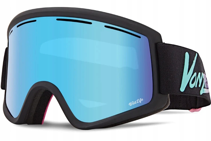 Lyžařské Brýle Vonzipper Cleaver Neo Miami Black Wildlife Stellar Chrome