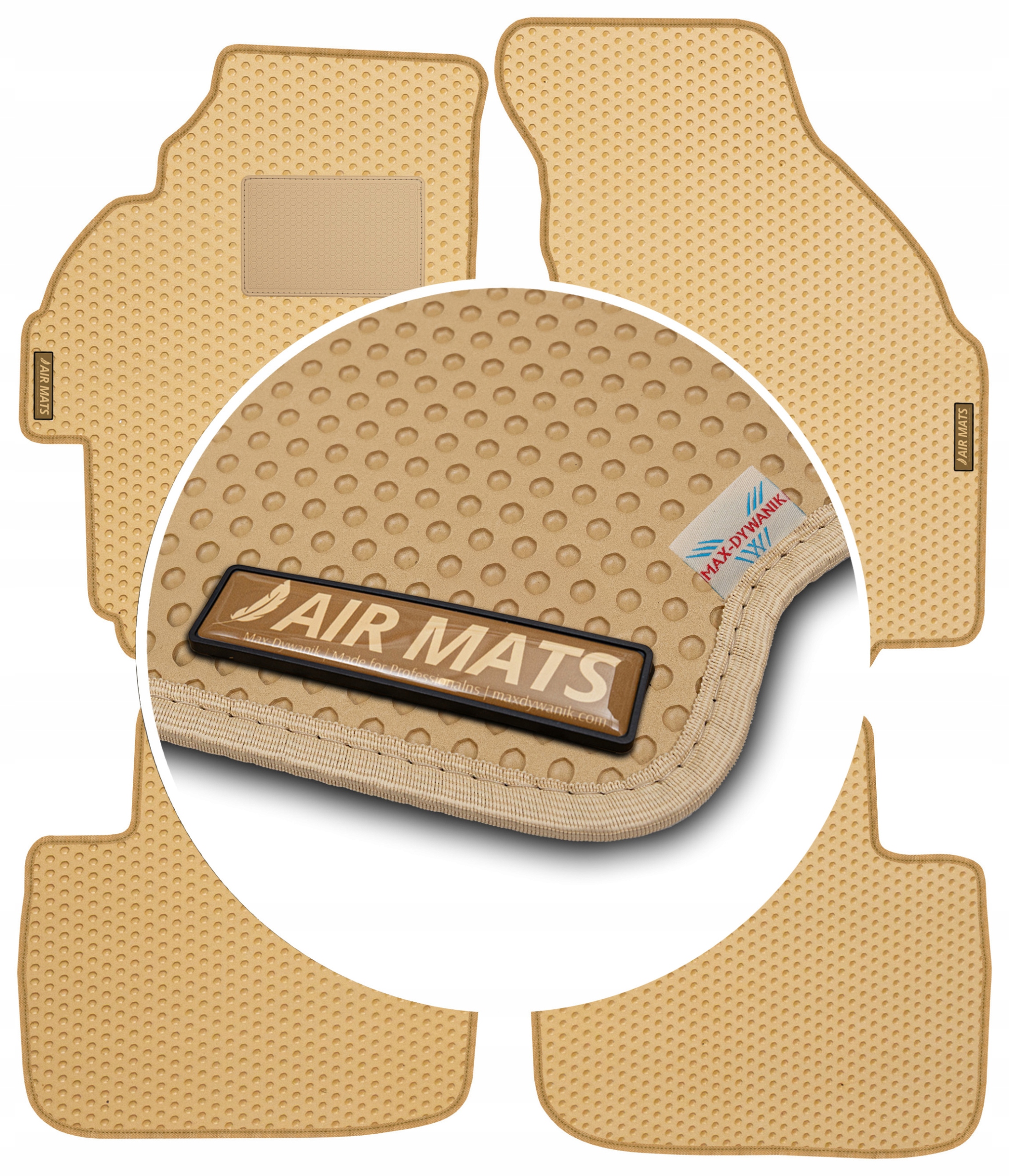 Suzuki Liana 2001-2004 Béžové gumové koberce Eva Air Mats