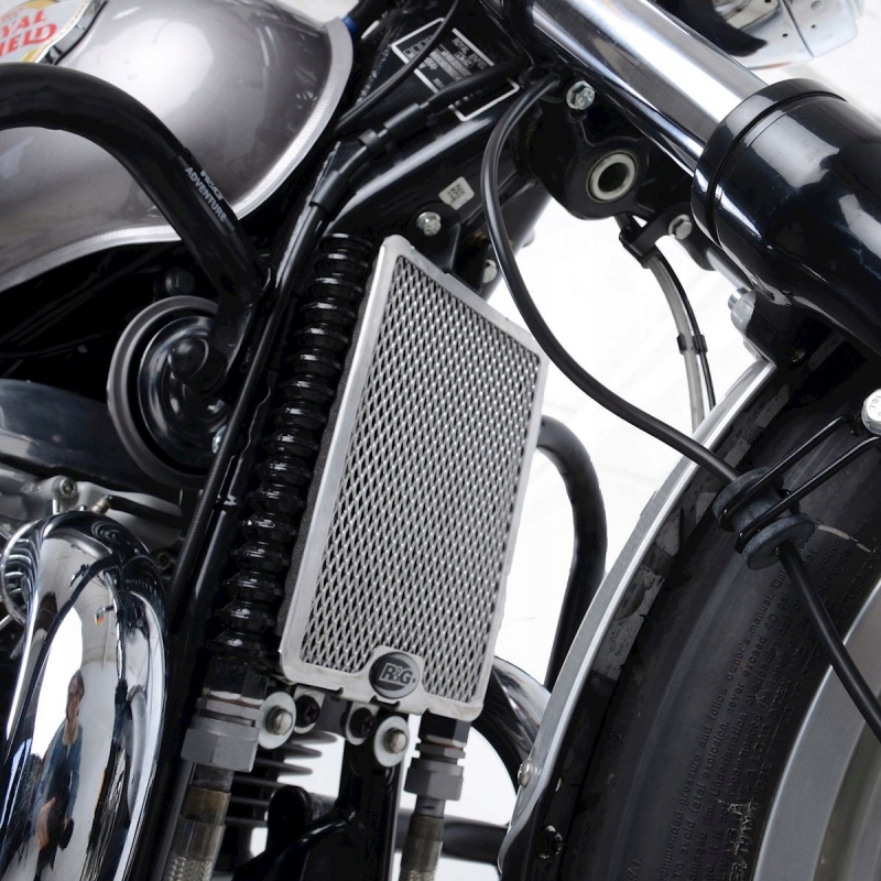 Kryt Chladiča Oleja Rg Royal Enfield 650 Continental Gt 19- Silver