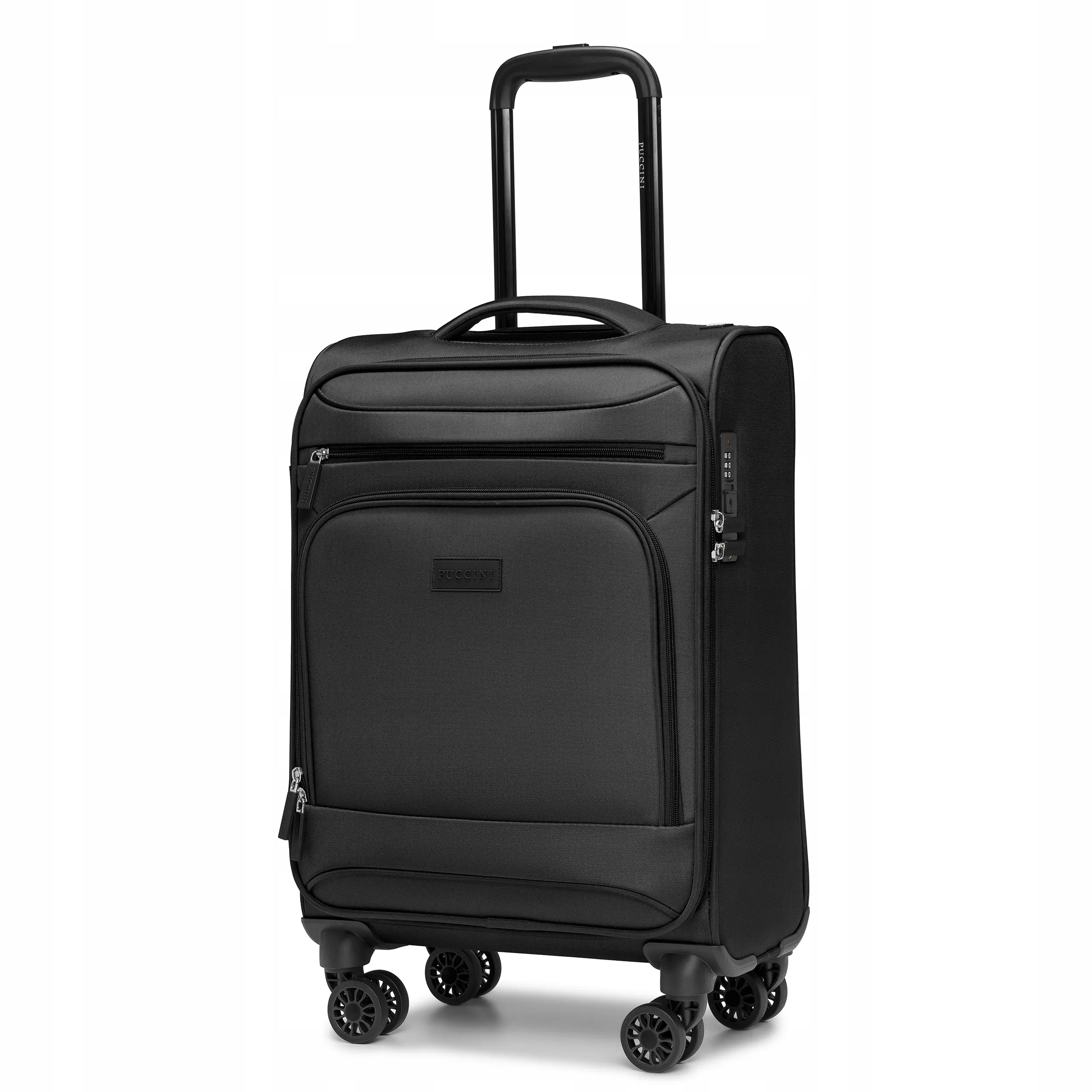 Puccini Walizka miękka kabinowa poliester lekka 2,41 kg pakowna 30 l