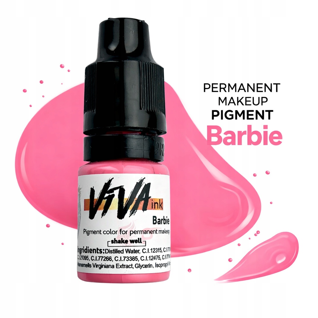 Pigment pro permanentní make-up Viva ink Lips #2 Barbie 6 ml