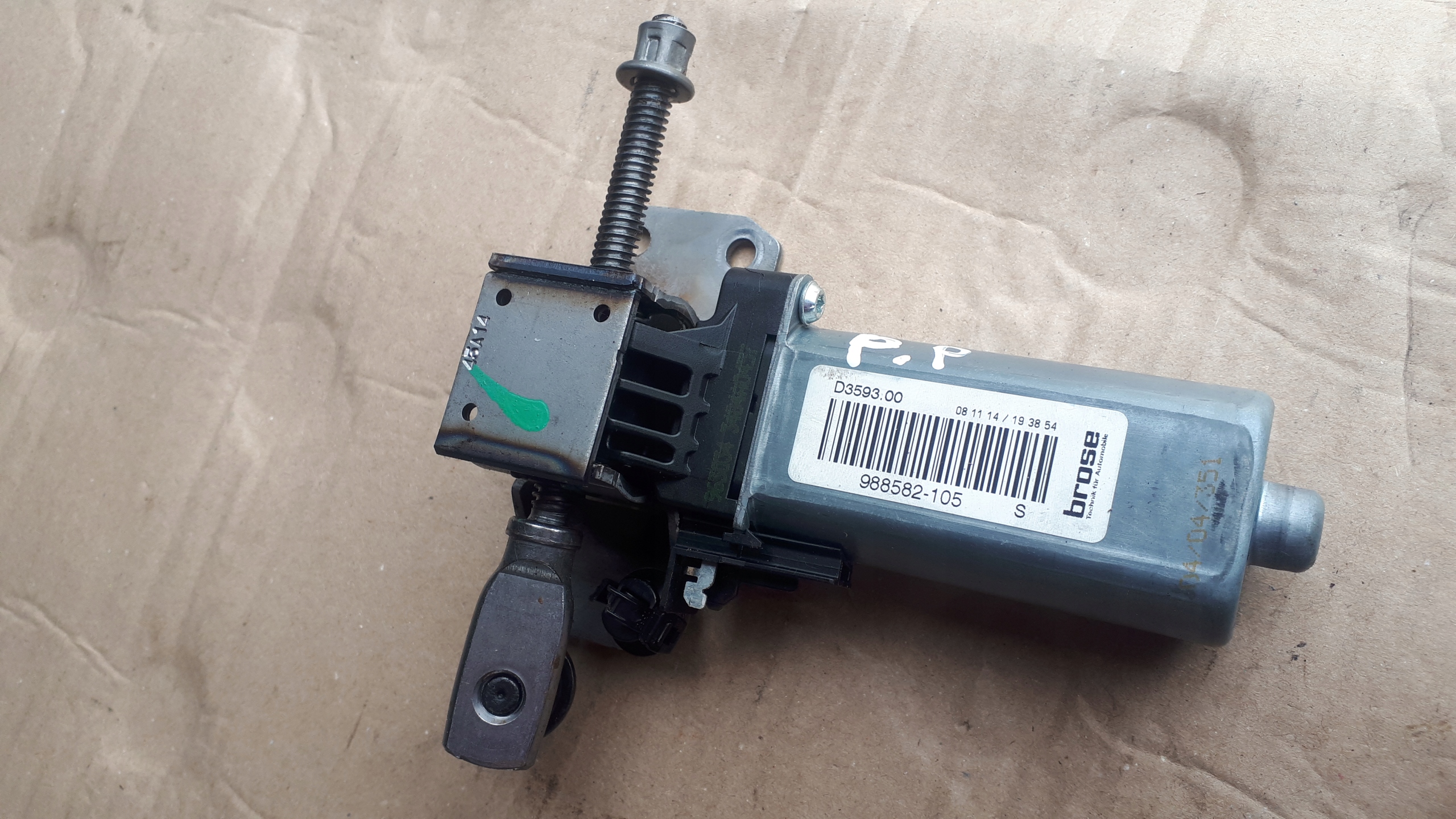 A6 C7 Motor Regulations- SITZ 988582-105