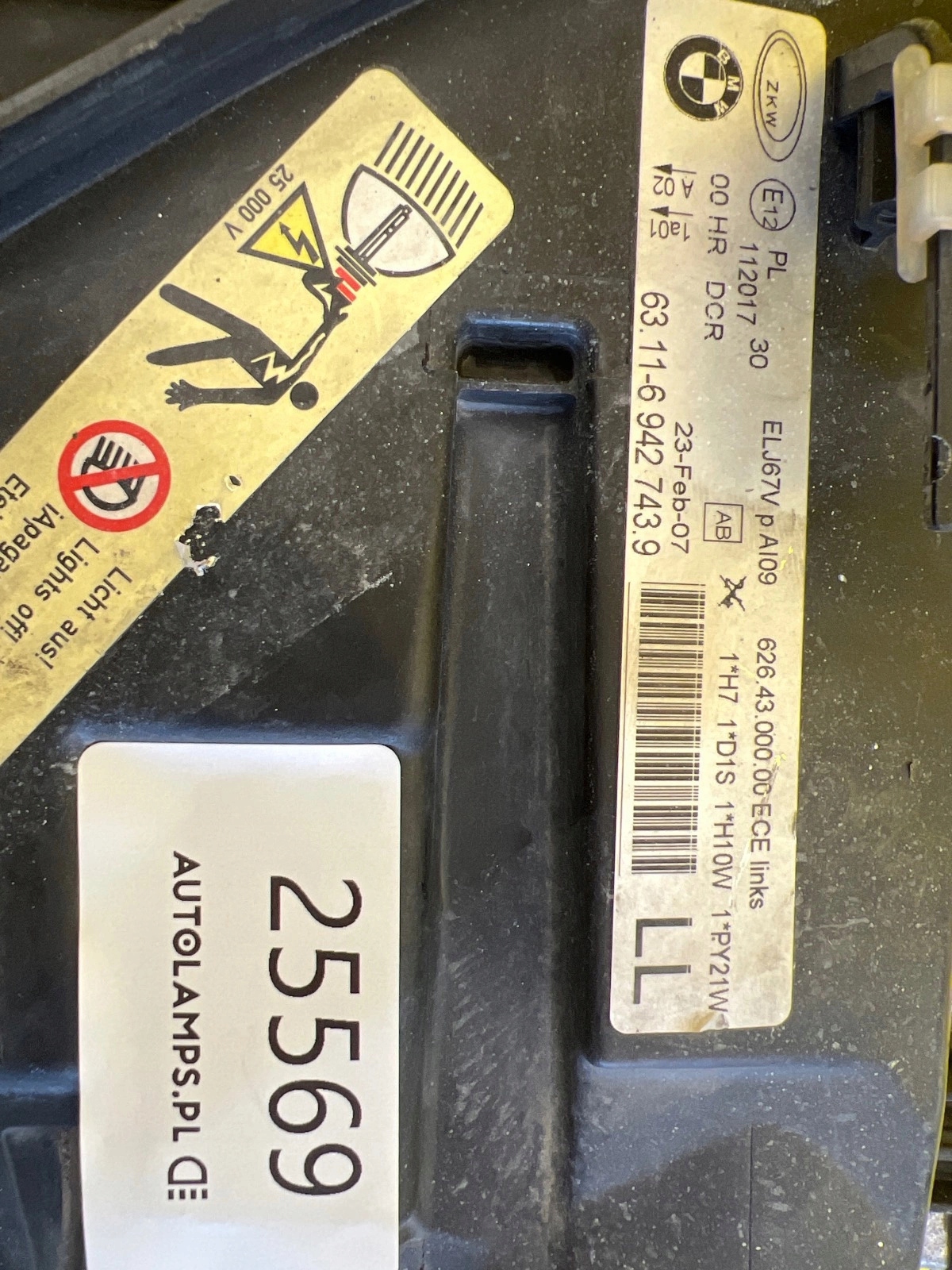 light left right BMW 3 E90 E91 Xenon positioning 6942743