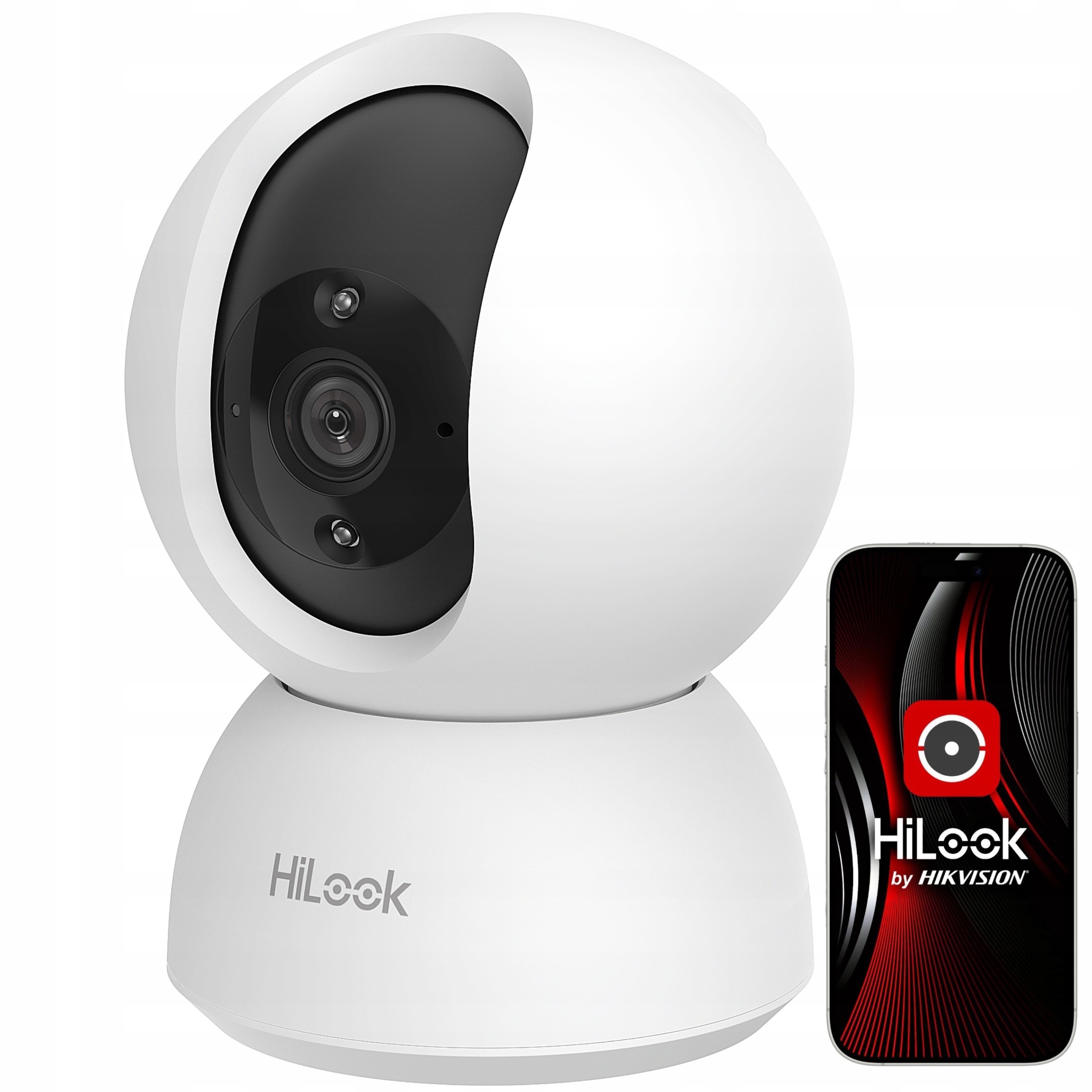 Kamera IPC-P220-D/W(W) 2MPX Detekcja Głośnik 4MM Apka Hilook By Hikvision