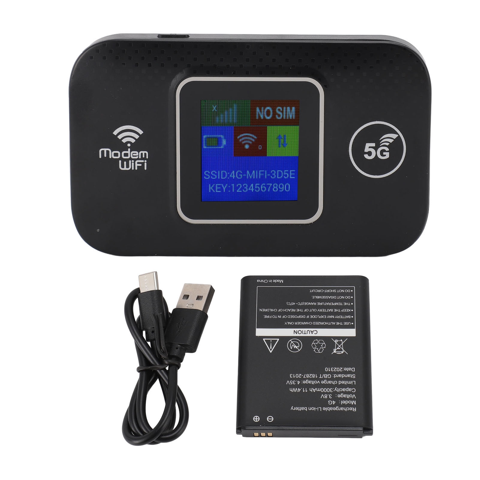 Mobilní WiFi router na Sim kartu 4G Lte 150Mbps Mifi 3000mAh