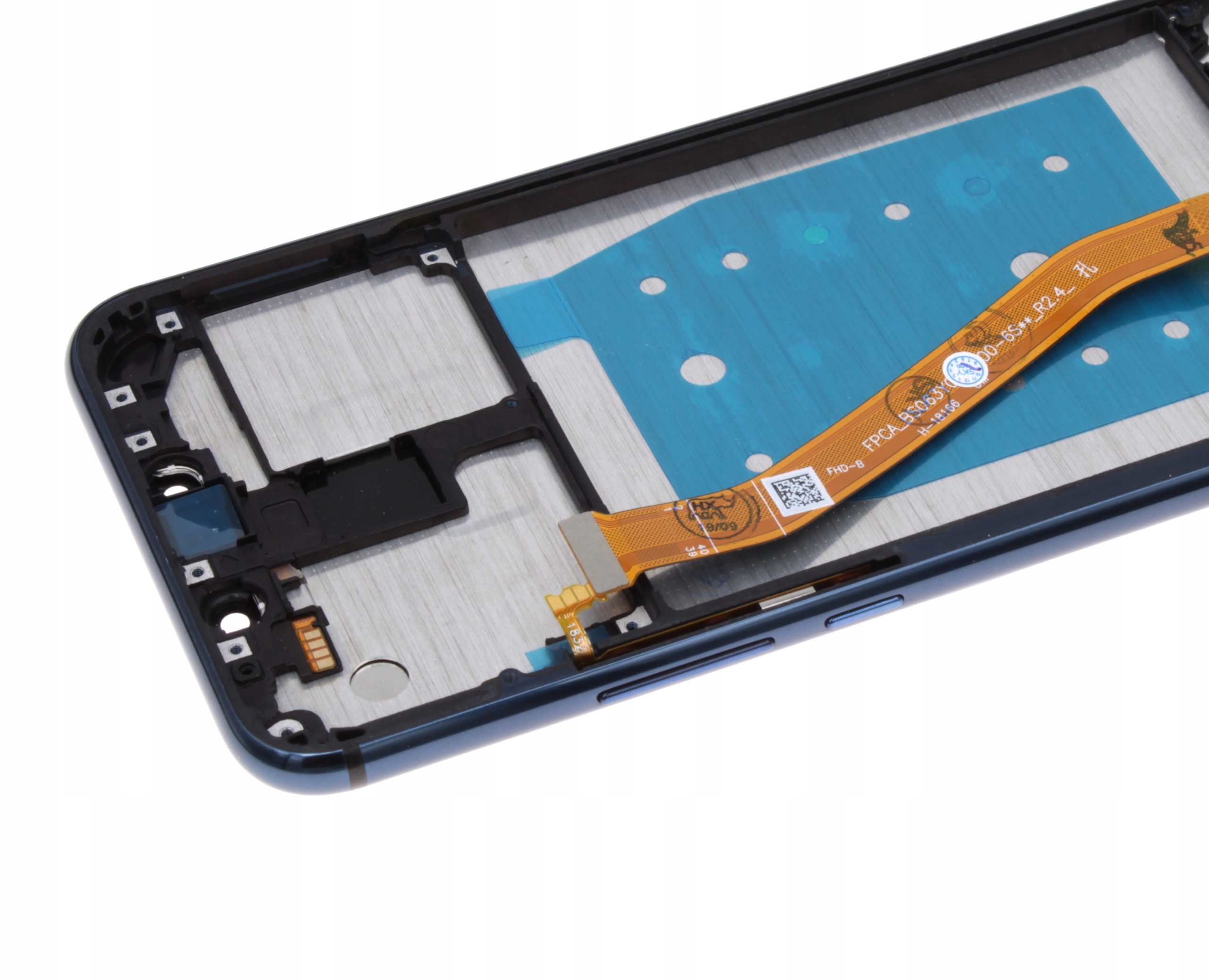 Displej Rámeček Pro Huawei Mate 20 Lite Modrý