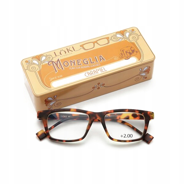 +2.0 Plusy Loki Italy Okulary do komputera Blue Block okulary do czytania