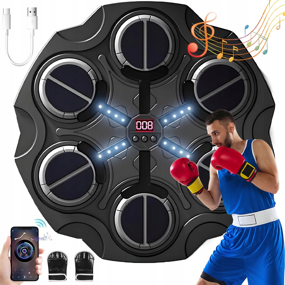 Boxerská Tabule Tréninkový Štít Pro Děti Rukavice Bluetooth Hudební