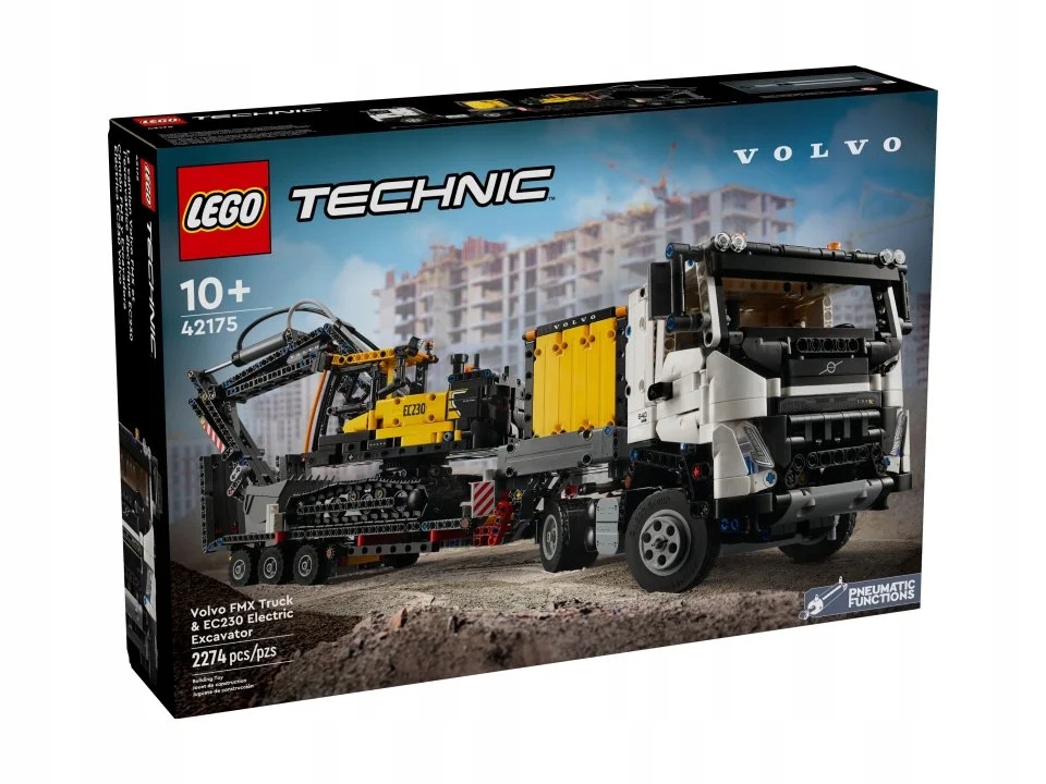 Lego 42175 Technic Nákladní automobil Volvo Fmx a bagr