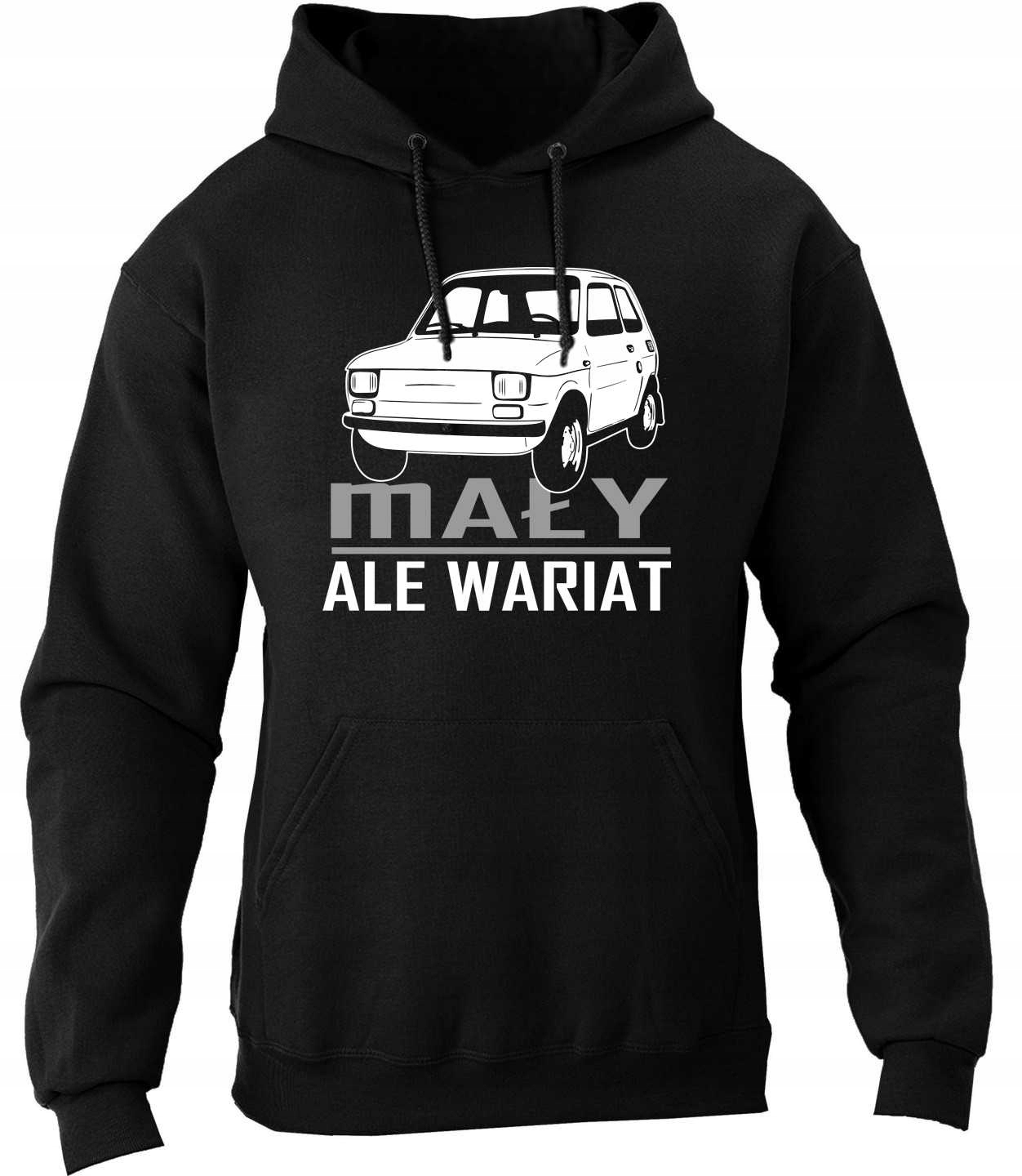 

Bluza z kapturem fiat 126p maluch mały ale wariat