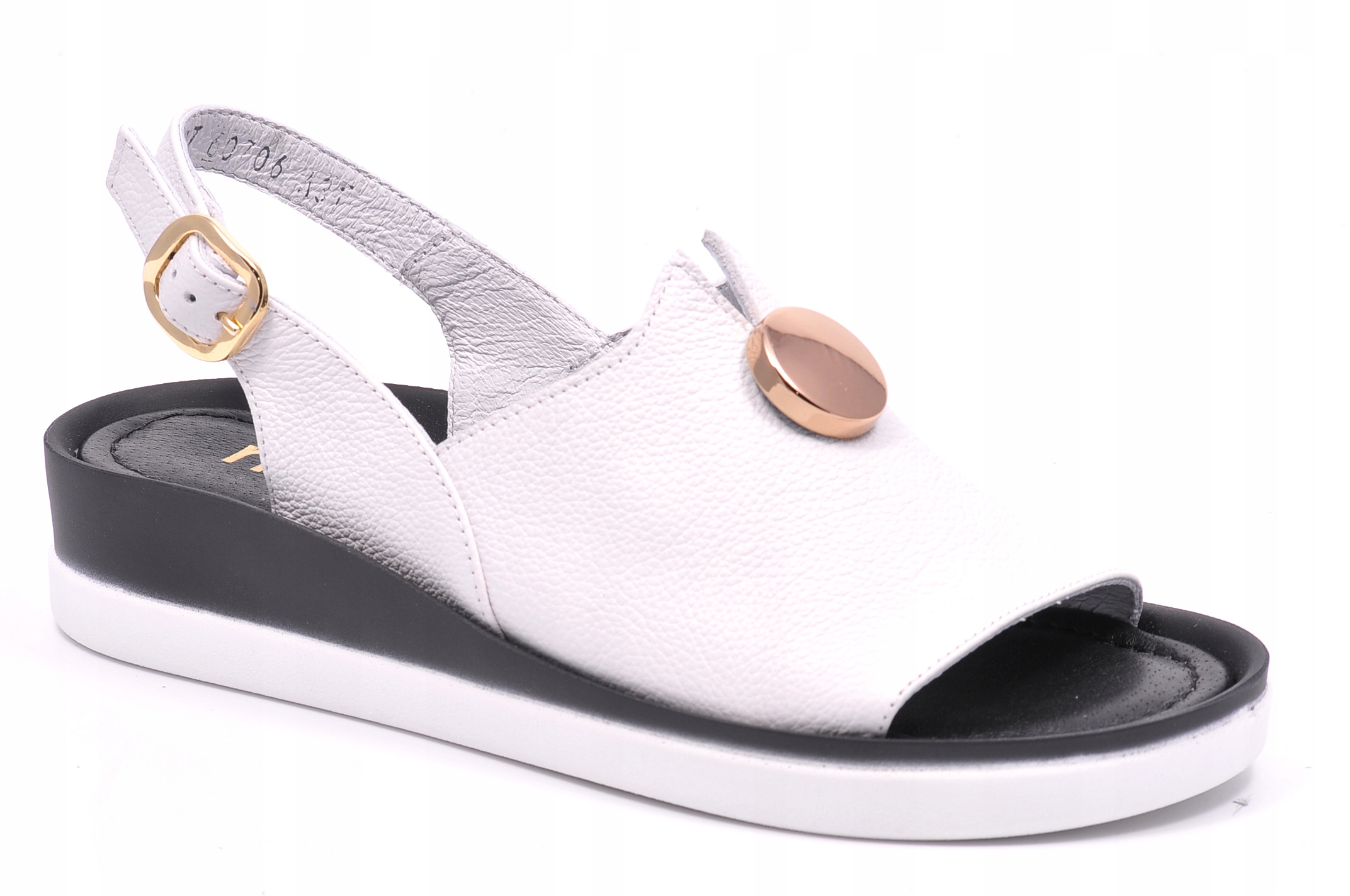 Sandály Nessi 24490 bílé, Velikost 36