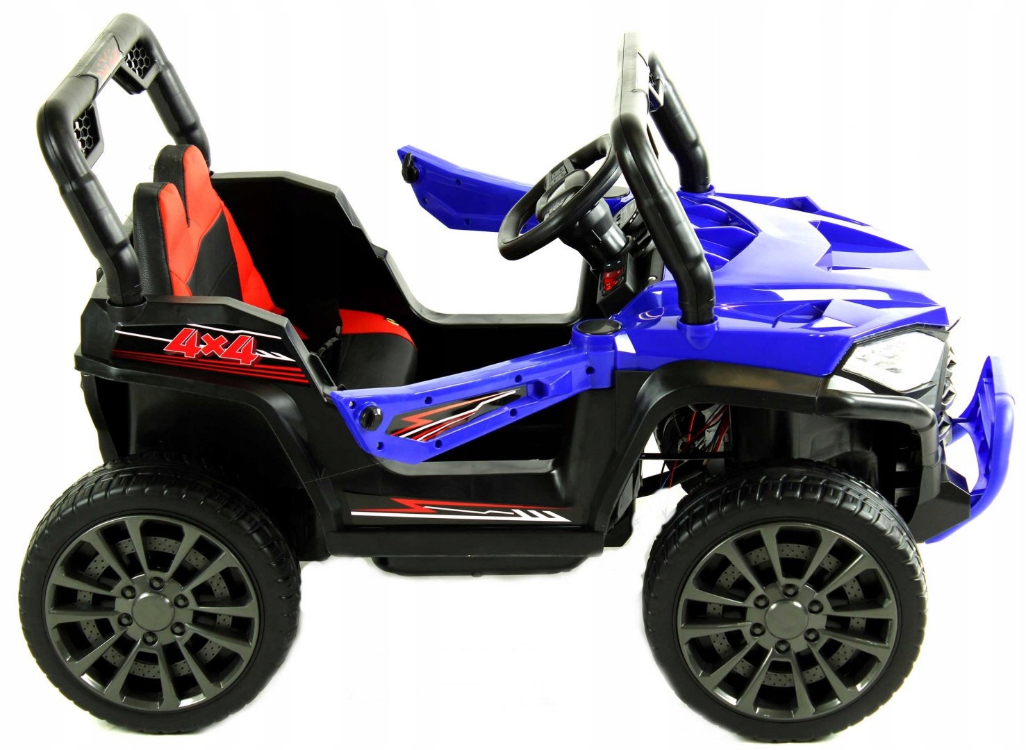 Auto na akumulator dla dzieci 4x4 skóra EVA pilot CAR-JS-1-NIEBIESKI Wiek dziecka 2 lata +