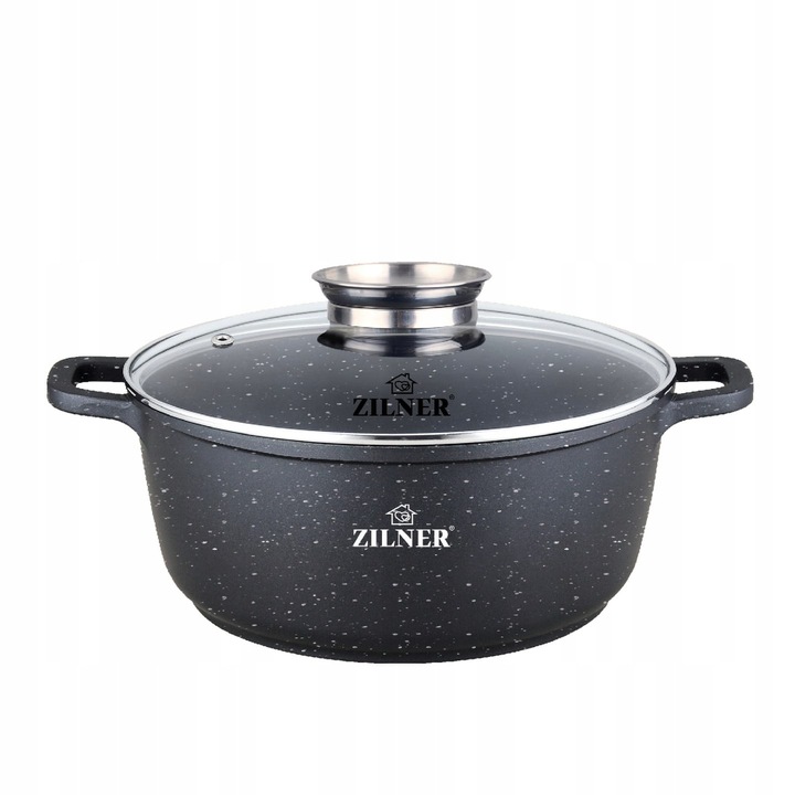 GARNEK MARMUR CERAMICZNY 6,5L 28cm ZILNER ZL 7007