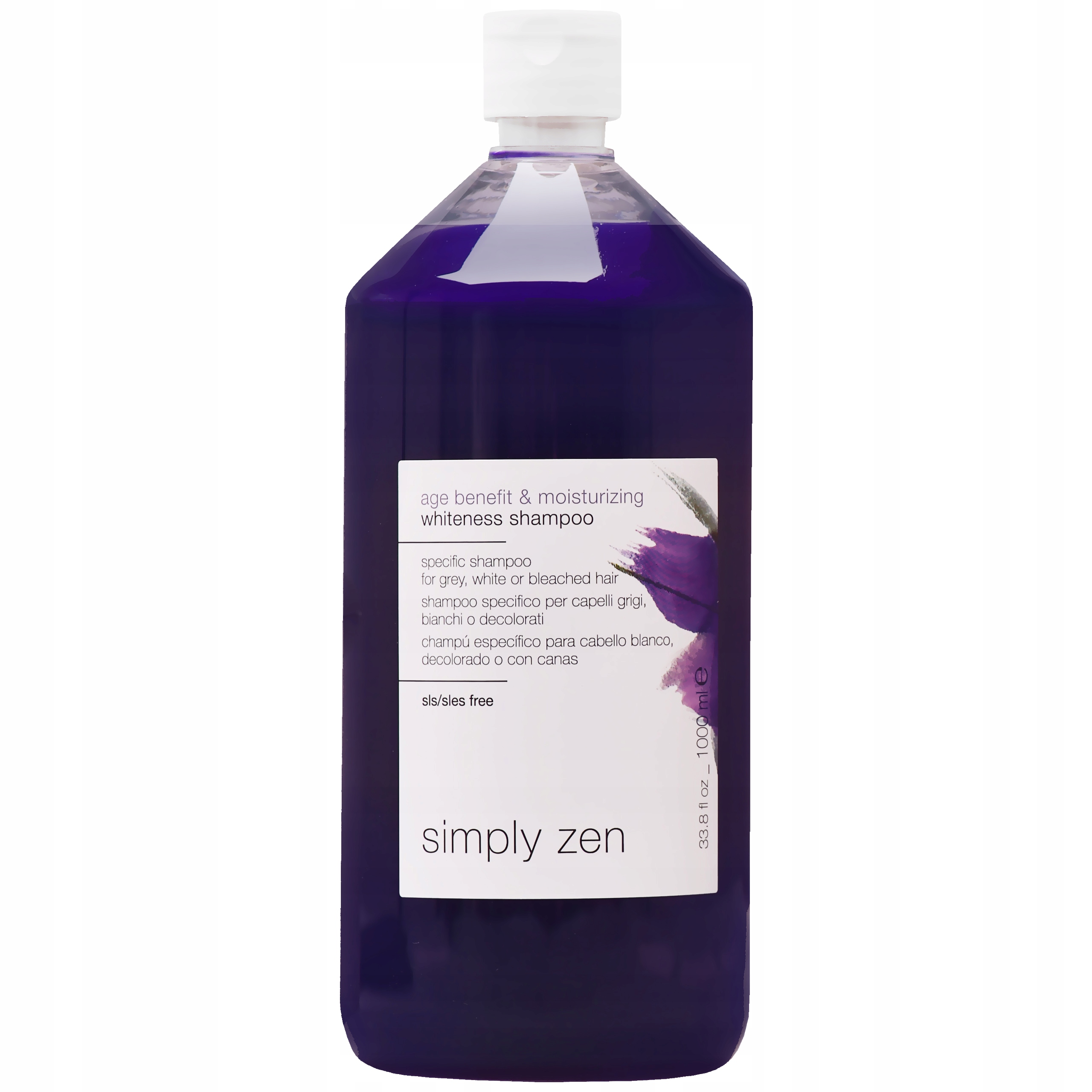Simply Zen Whiteness Shampoo Age Benefit blond a zesvětlené vlasy 1000 ml