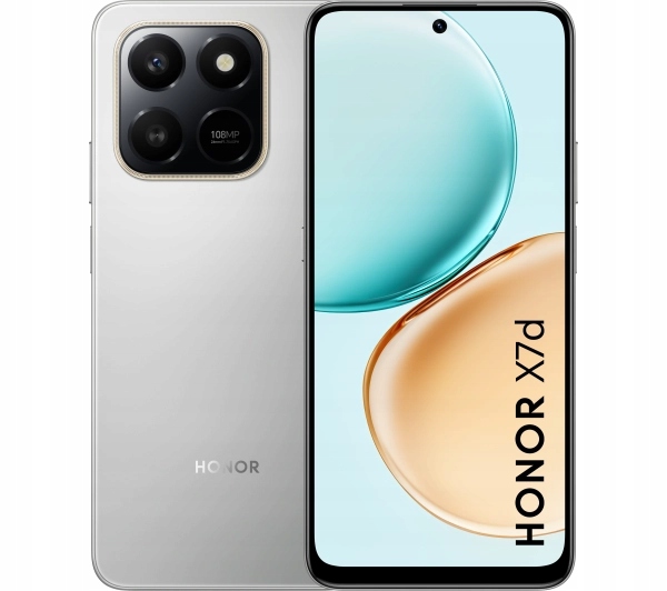 Smartfon Honor X7d 6/128GB 6,77'' 120Hz 108Mpix Meteor Silver Srebrny