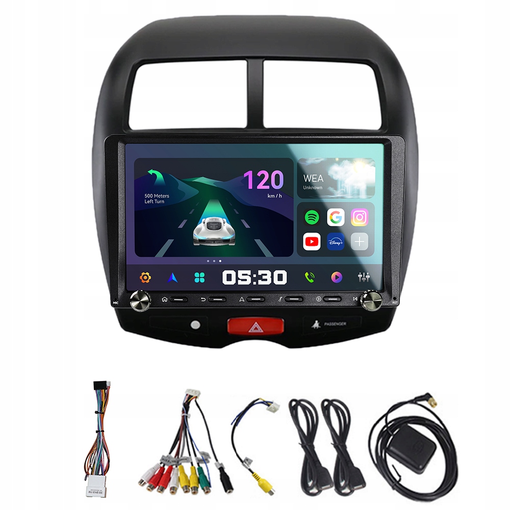 2Din Android 13 autorádio pro Mitsubishi Asx 1 2010 2011-2016 Carplay Gps