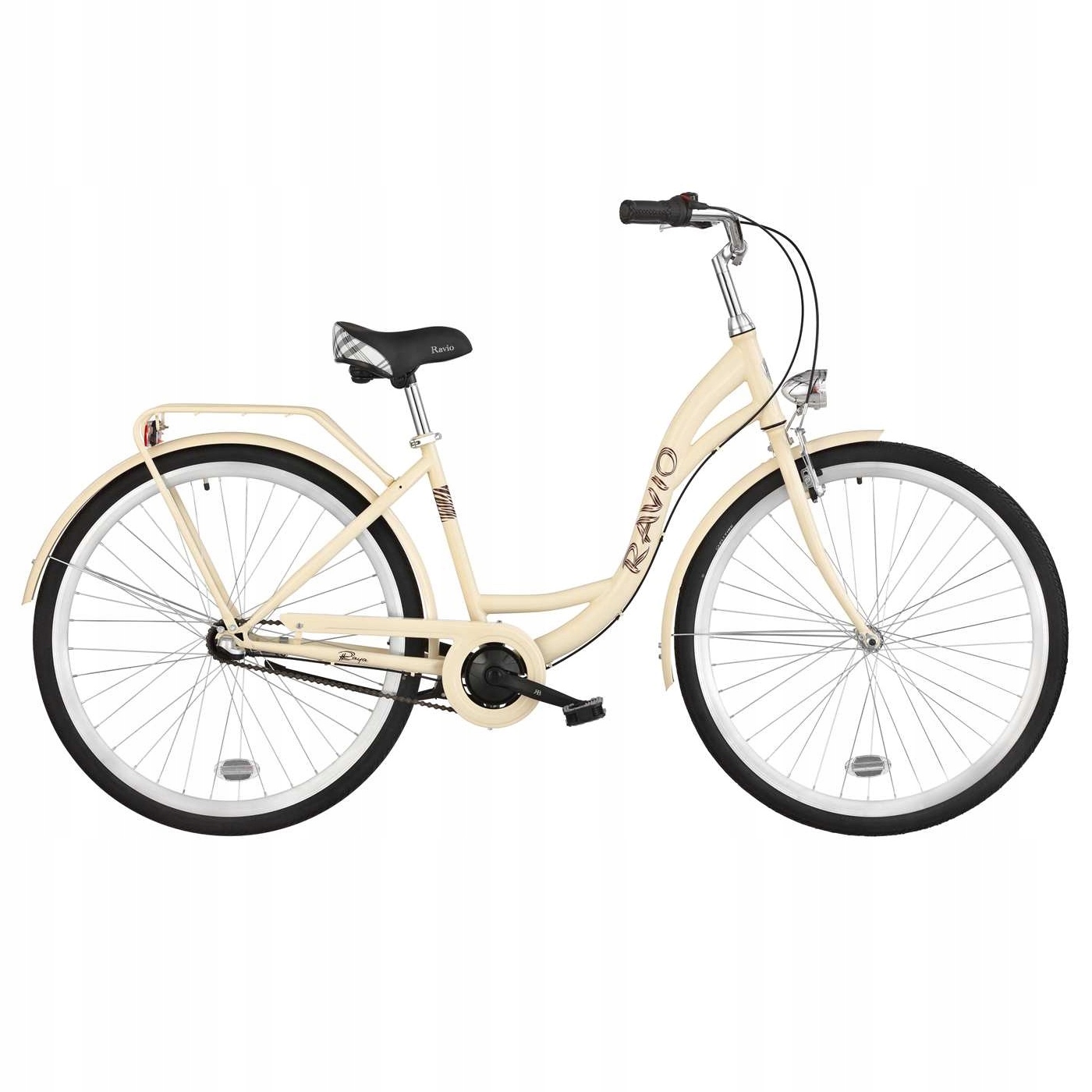 Rower miejski Ravio Bikes Raya rama 17 cali koło 28 " wanilia połysk