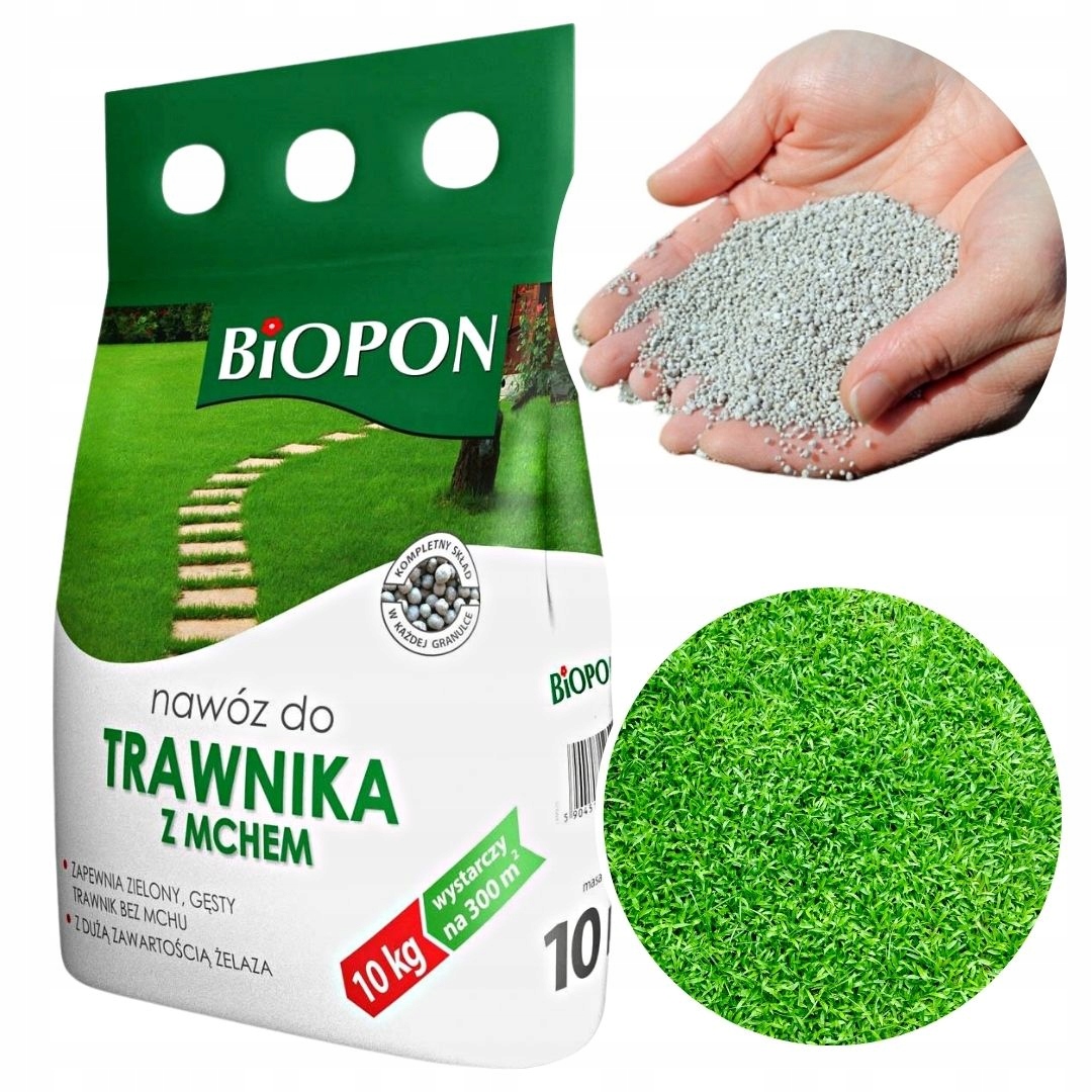 

Nawóz Gran. Do Trawy Trawnika Z Mchem Biopon 10kg
