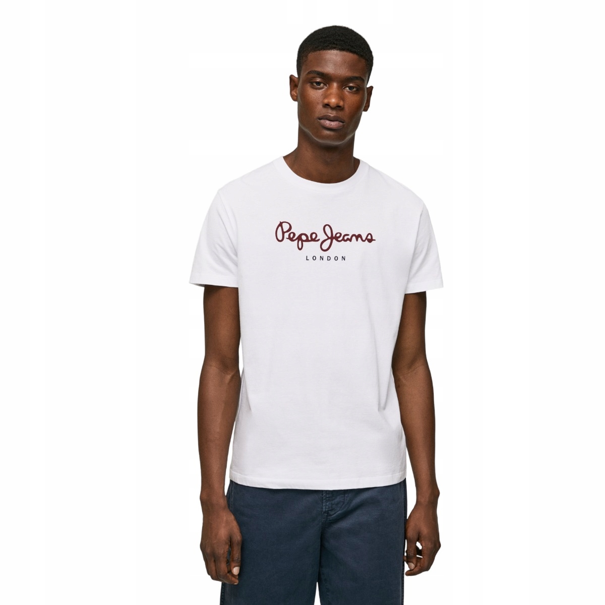 PEPE JEANS KOSZULKA MĘSKA T-SHIRT BIAŁA r. M 13701959231