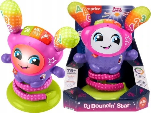 Fisher-Price Taneczna DJ-ka Interaktywna zabawka edukacyjna HRD21