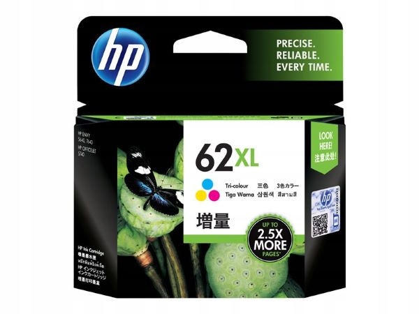 Hp 62XL Tri-color Ink Cartridge blistr