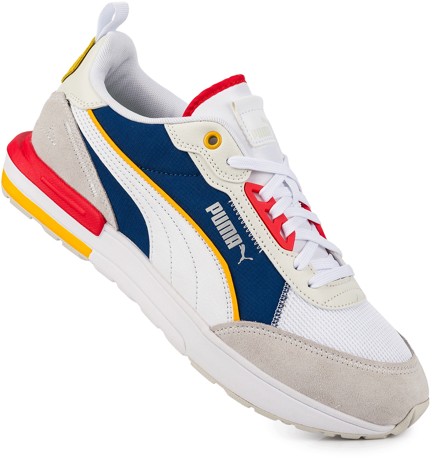 Puma R22 Buty Męskie Sportowe Sneakersy Sznurowane Lekkie Białe r. 39