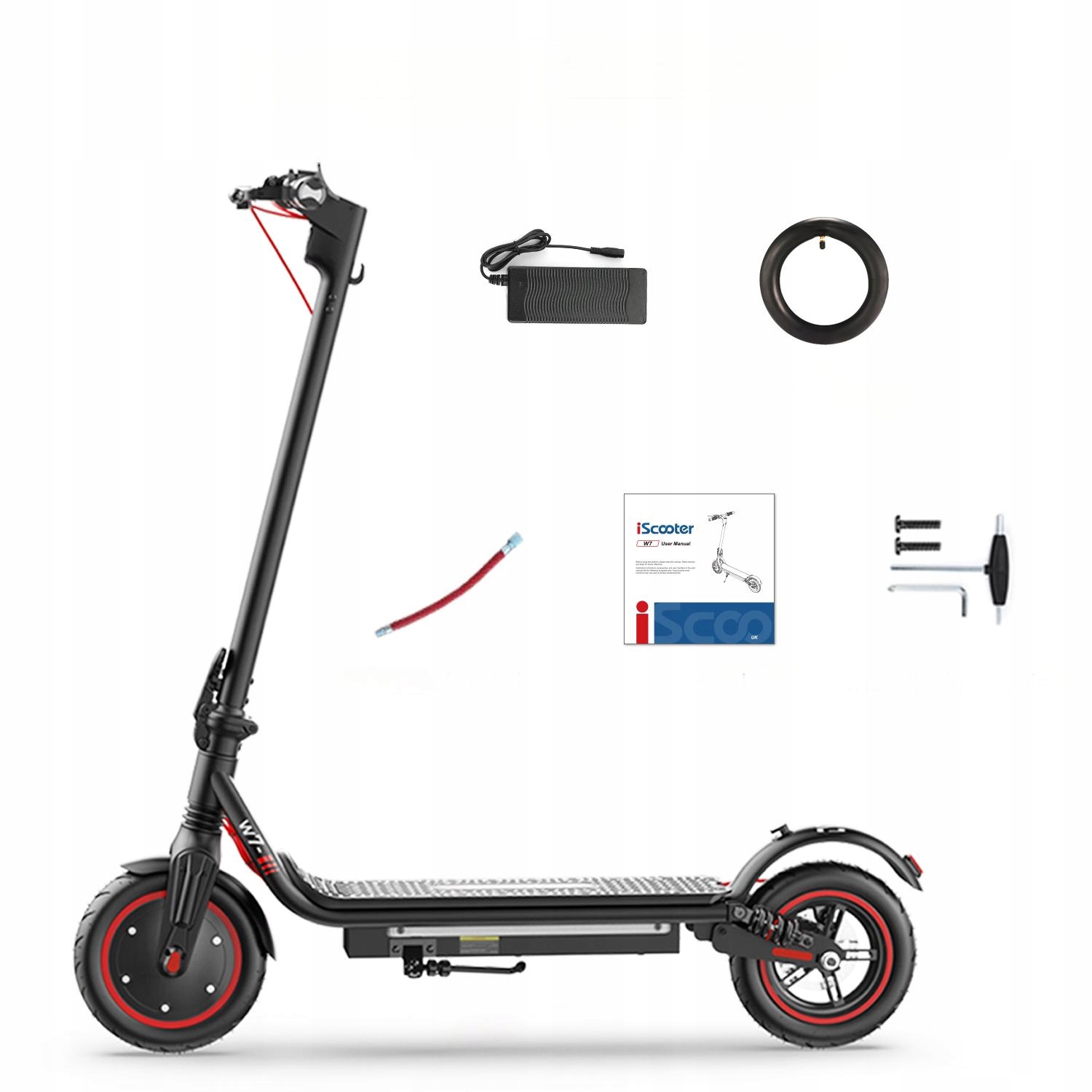 Składany Pojazd Elektryczny iScooter W7 350W 42V 7.8Ah 35km/h 30km z App