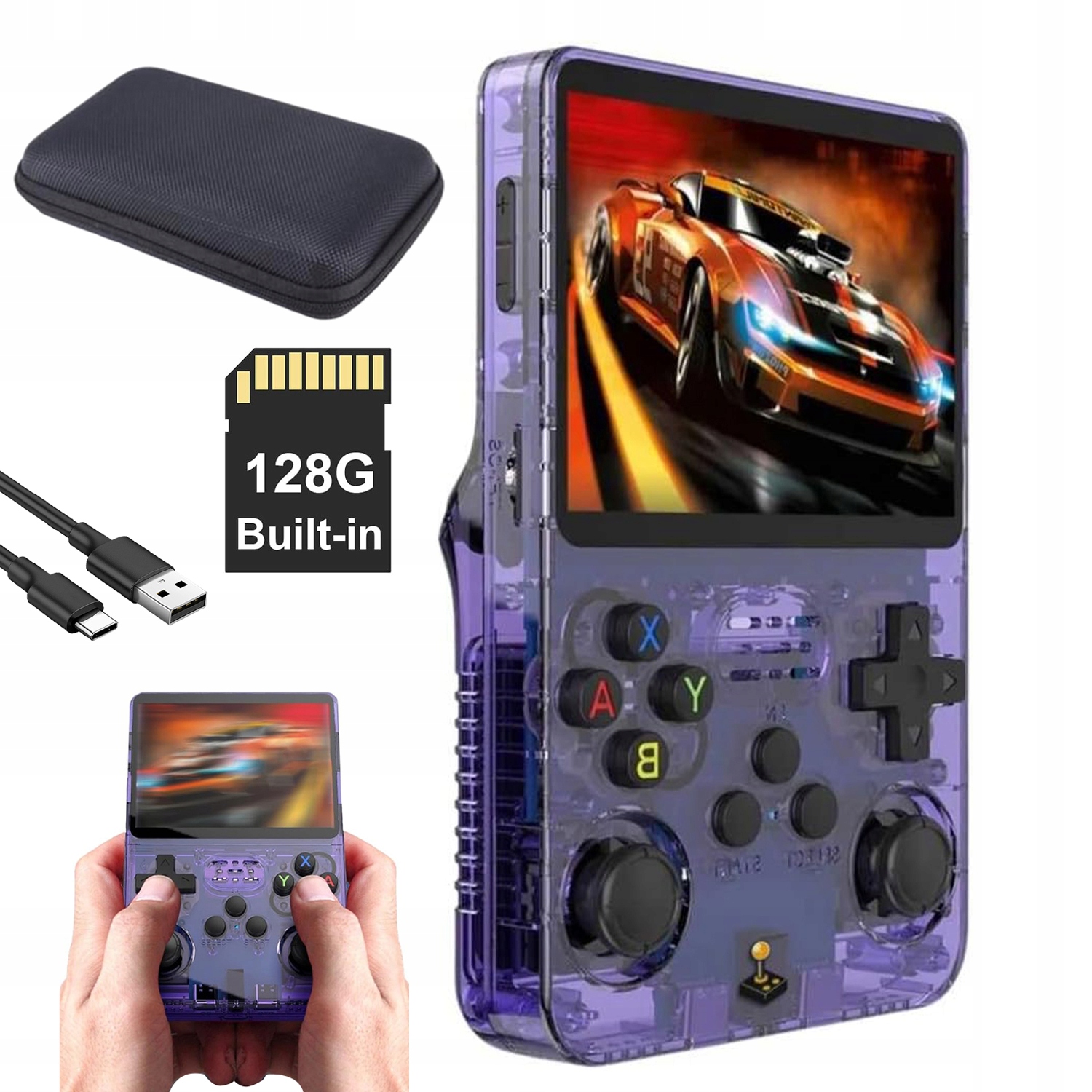Przenośna Mobilna Konsola Do Gier Retro R36S Ponad 15000 Gier