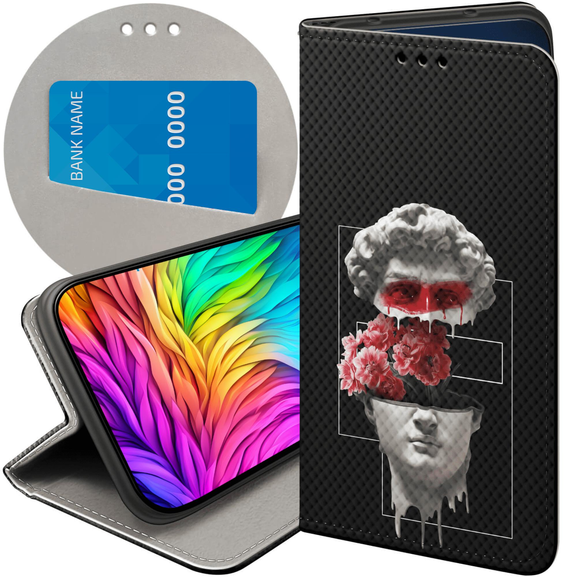 Etui Z Klapką Do Xiaomi Redmi Note 12 Pro Plus Klasyka Classic Rzeźba
