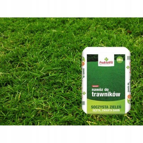 Nawóz do trawy trawnika Fruktovit 25 kg EAN (GTIN) 5900498009491