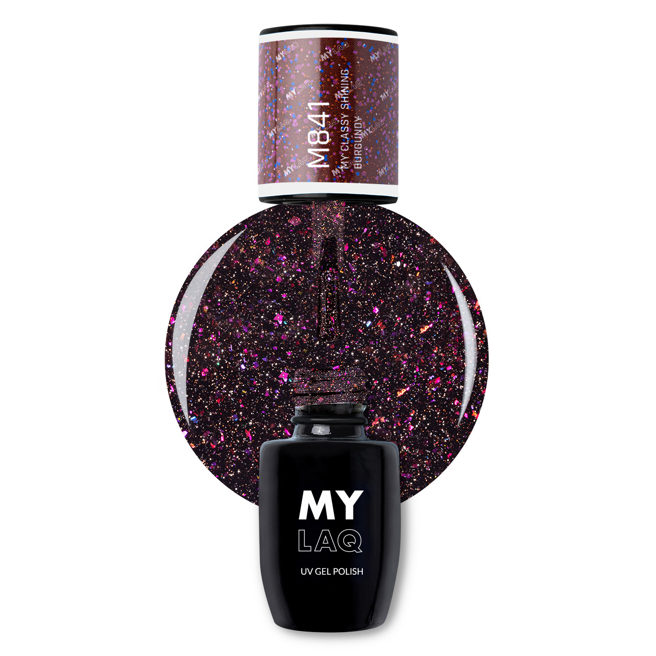 

Mylaq Lakier Hybrydowy My Classy Shining Burgundy