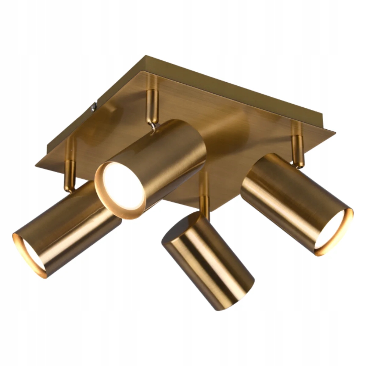 Trio Stropný reflektor Marley Zlatý 4xGU10, 35W, IP20, Regulácia