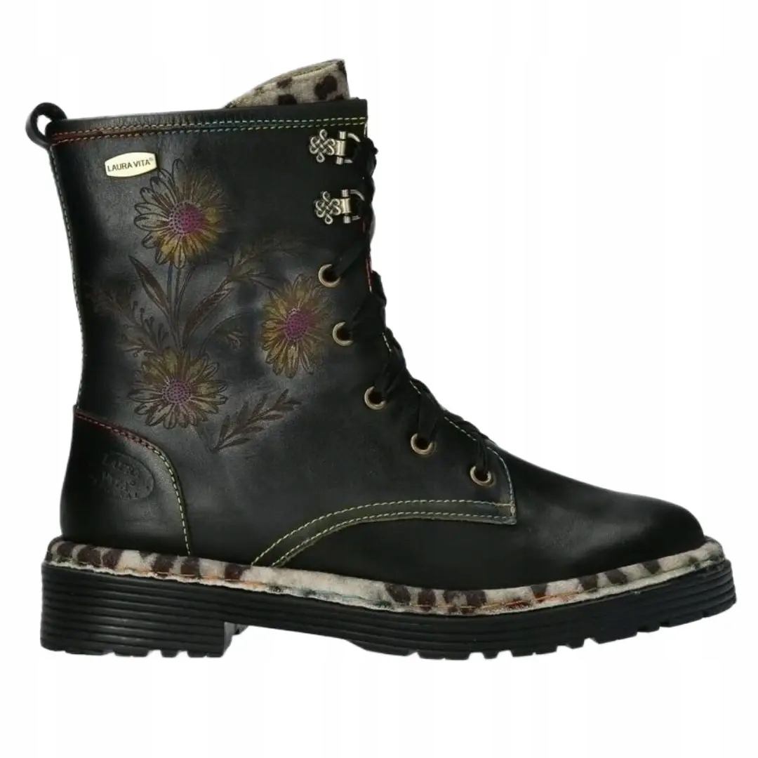 Dámské kotníkové boty Laura Vita Incaso 40 noir 38, Černá