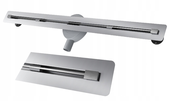 Lineárny Odtok Pod Dlažbu 100 cm Oceľová Sprchová Vanička Sifón Luno Inox