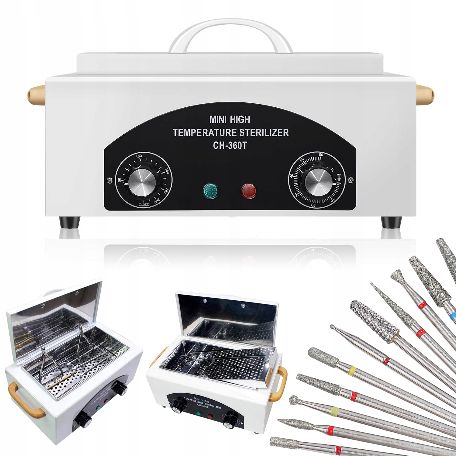 Horkovzdušný Sterilizátor 300 W Pro Kosmetické A Kadeřnické Nástroje
